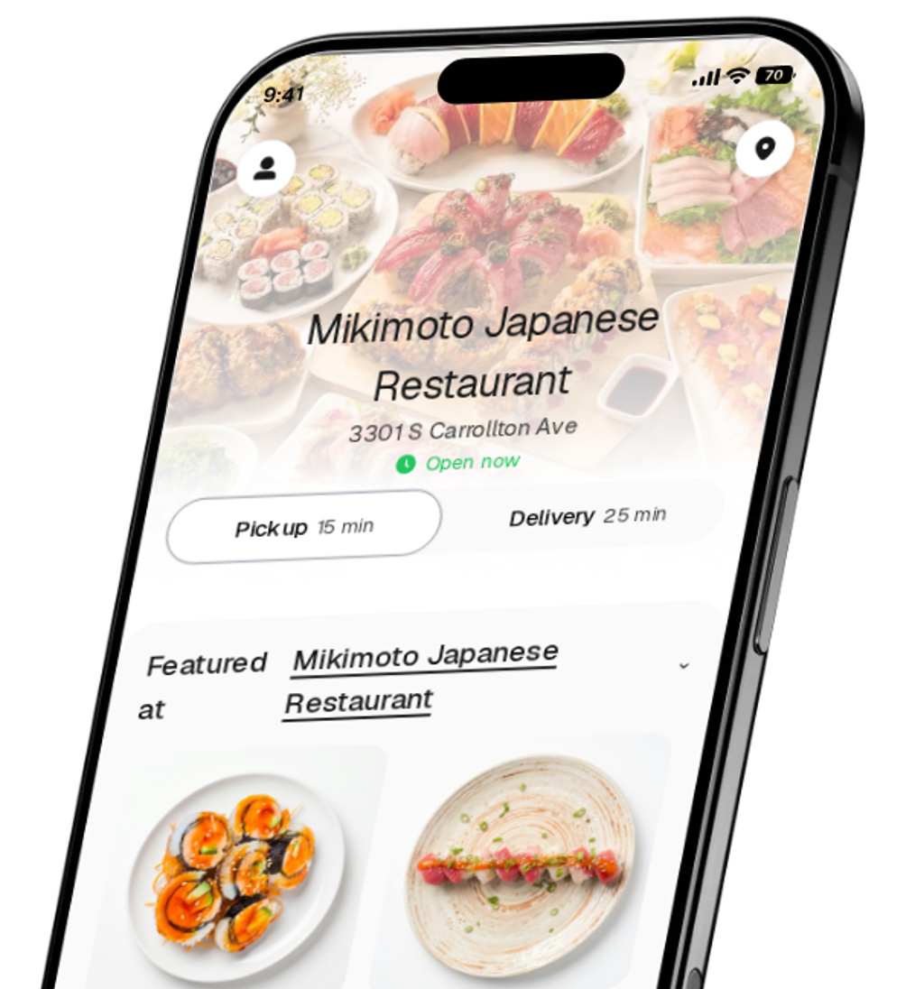 Mikimoto Japanese Restaurant app preview