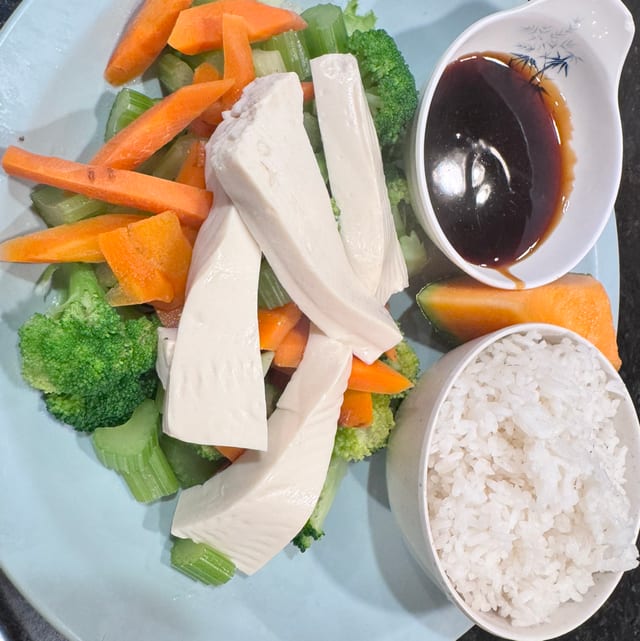 Tofu with Vegetables (Lunch).