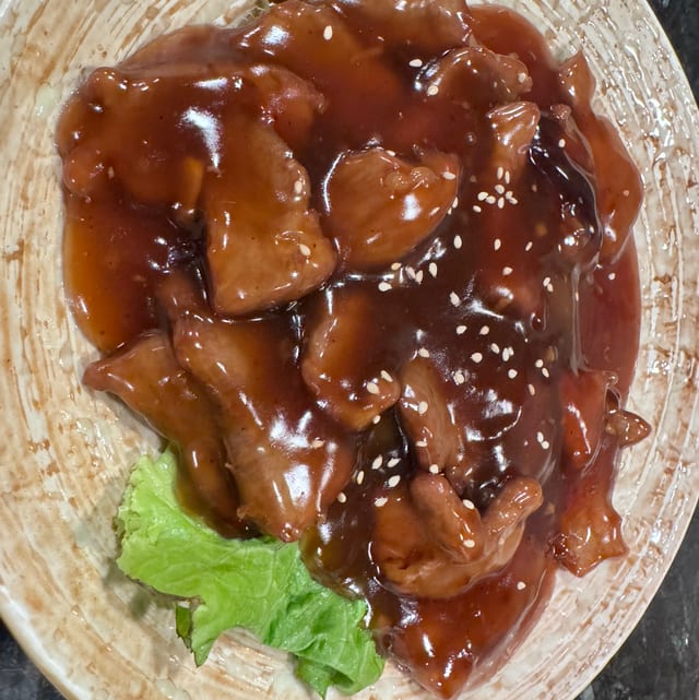 Sesame Beef.
