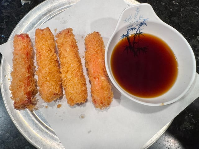 Crabstick Tempura.