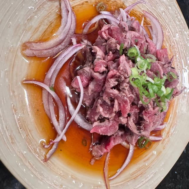 Beef Tataki.