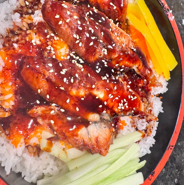 Unagi Donburi (Dinner).