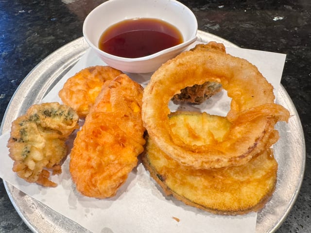 Vegetable Tempura.