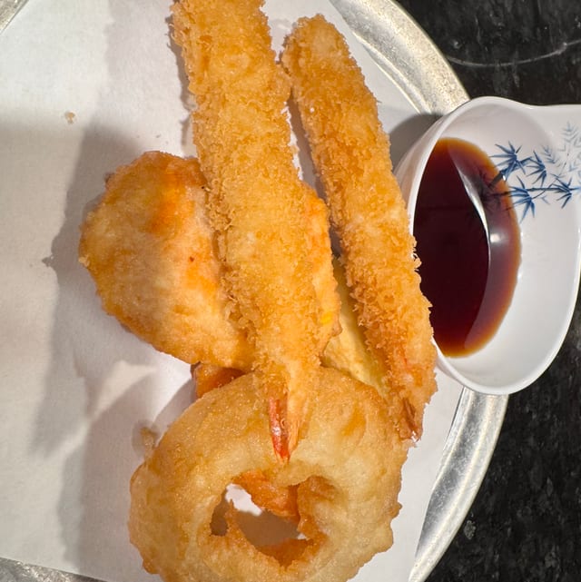 Shrimp & Vegetables Tempura.