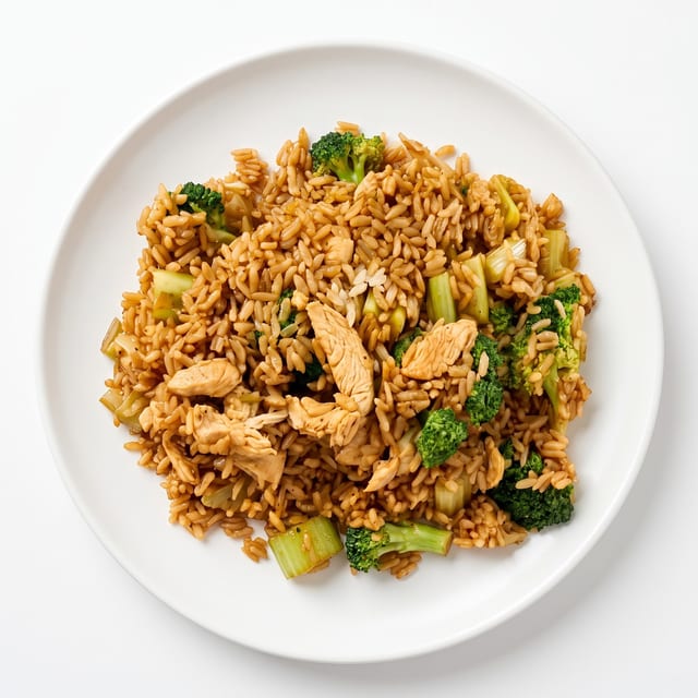 Chicken Pan Fried Rice.